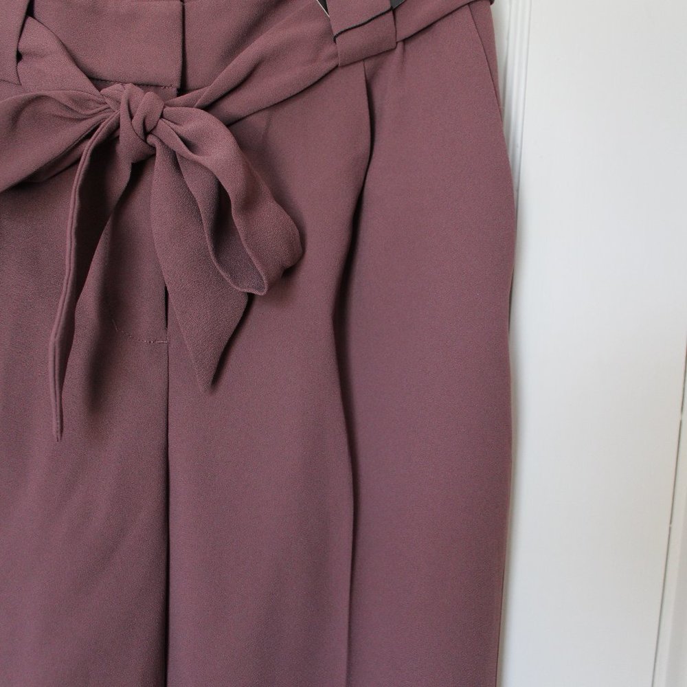 Express Ankle Paper-bag High Waisted Pants